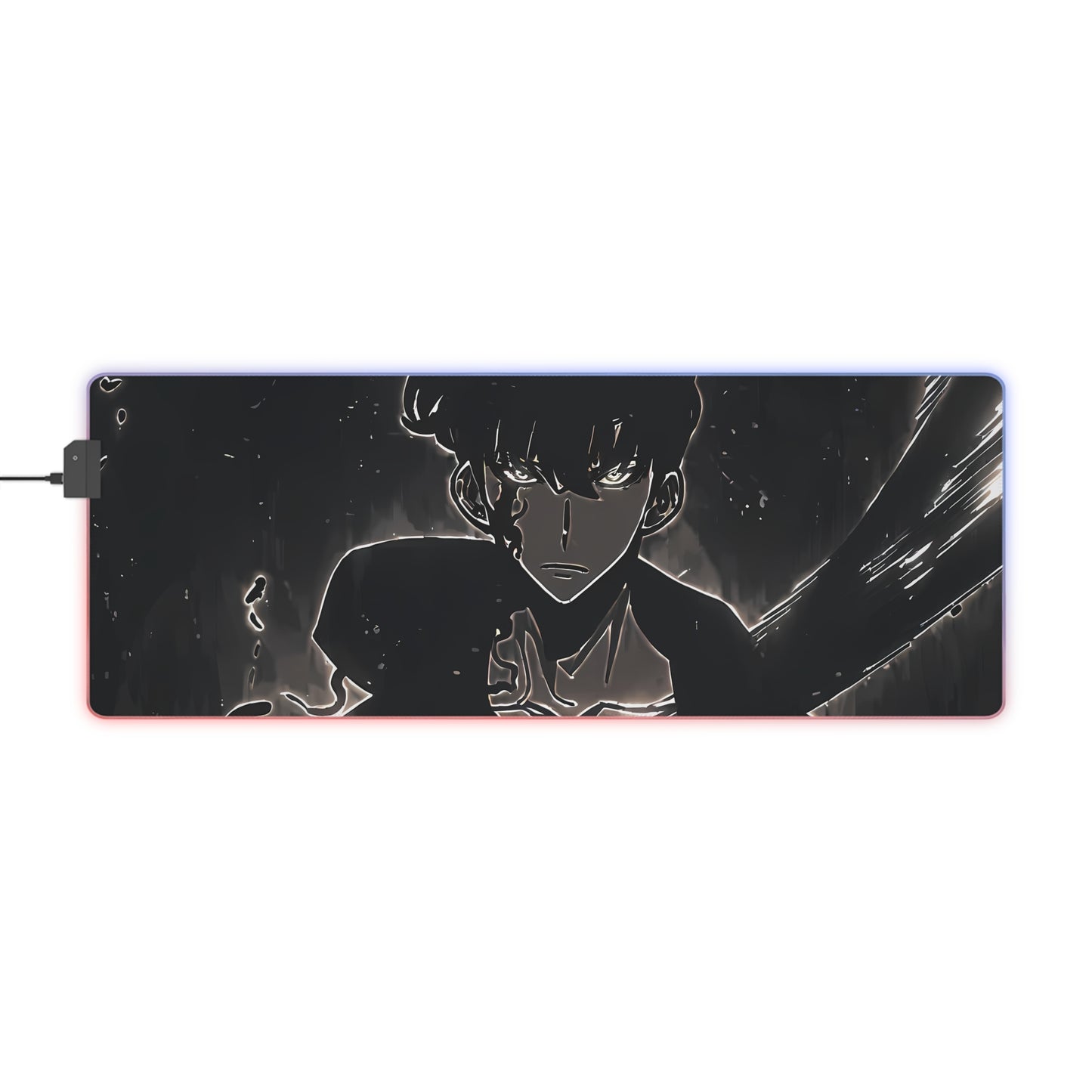 Illuminated Gaming Mouse Pad - Solo Leveling Sung Jin Woo