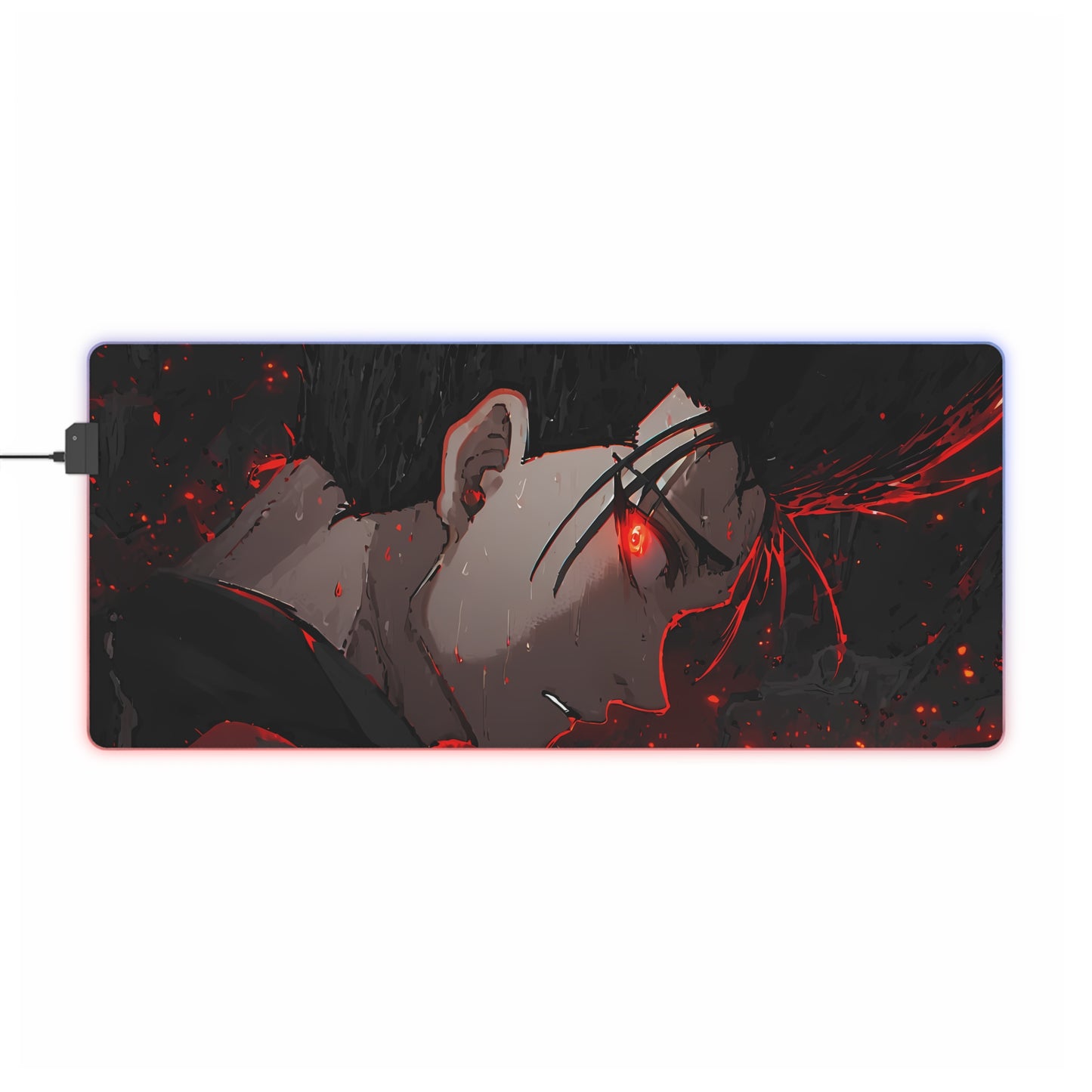 LED Gaming Mouse Pad - Blue Lock "King" Baro Shoei