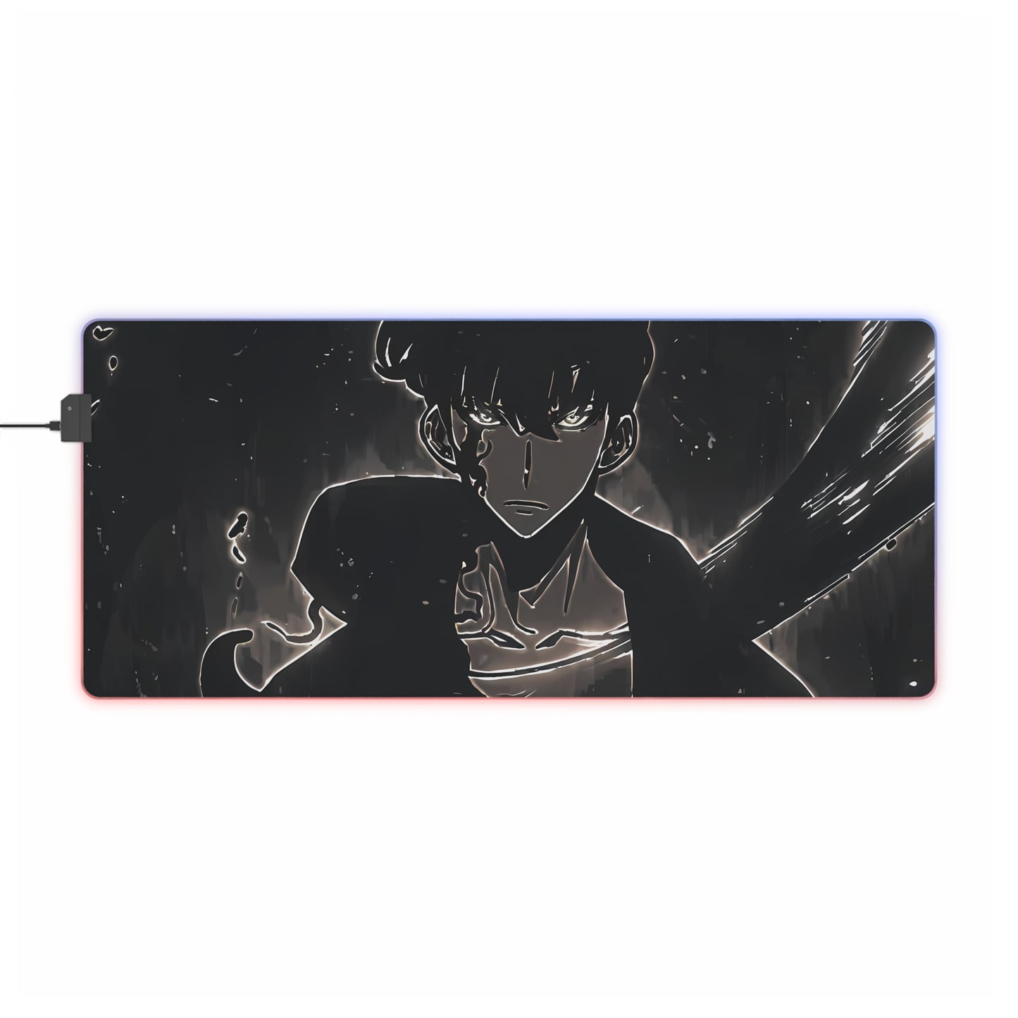 Illuminated Gaming Mouse Pad - Solo Leveling Sung Jin Woo