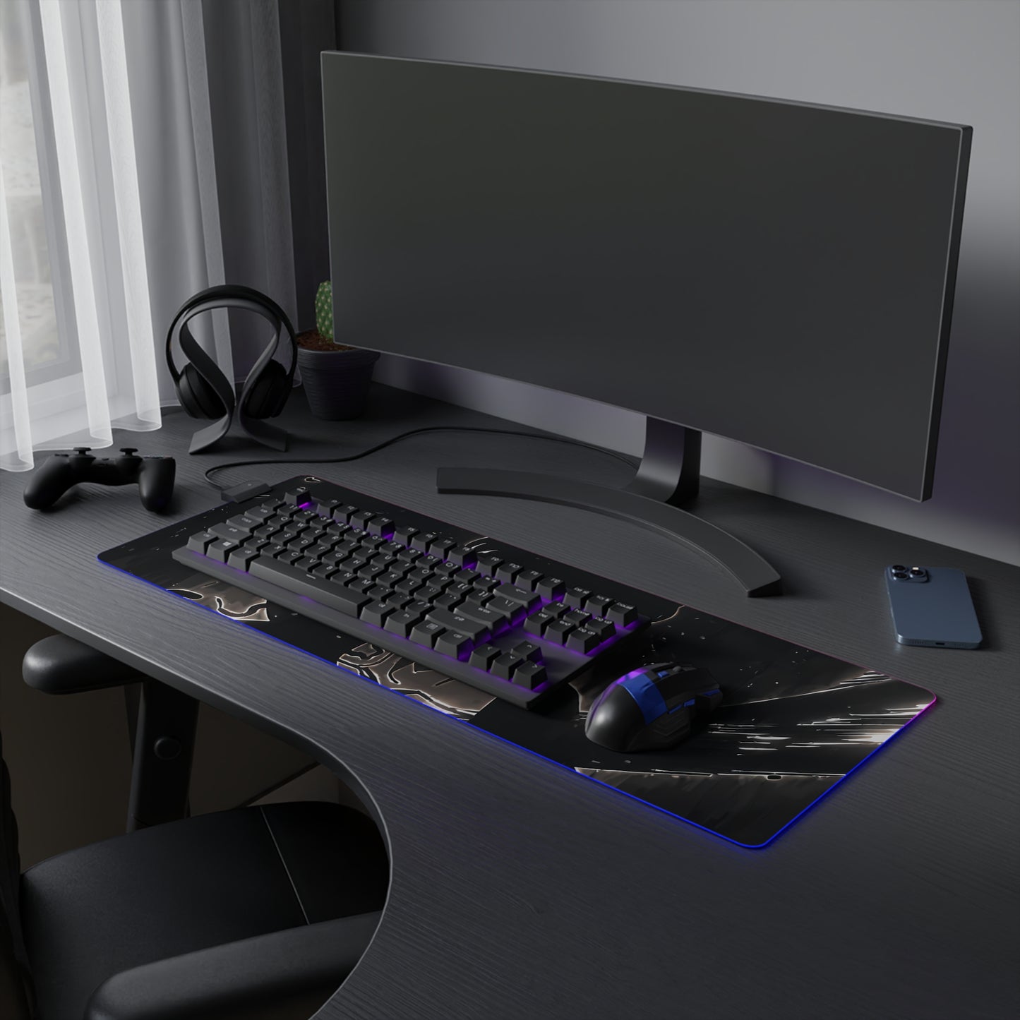 Illuminated Gaming Mouse Pad - Solo Leveling Sung Jin Woo