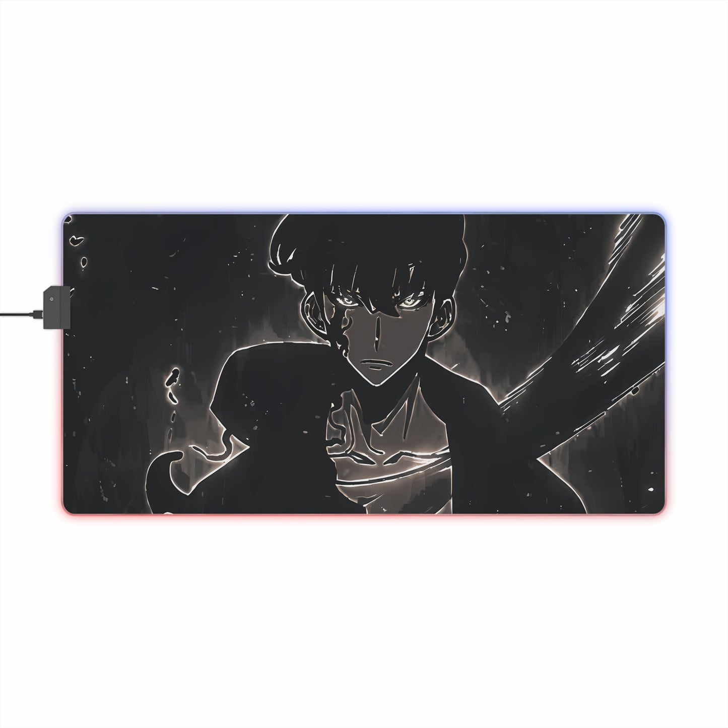 Illuminated Gaming Mouse Pad - Solo Leveling Sung Jin Woo