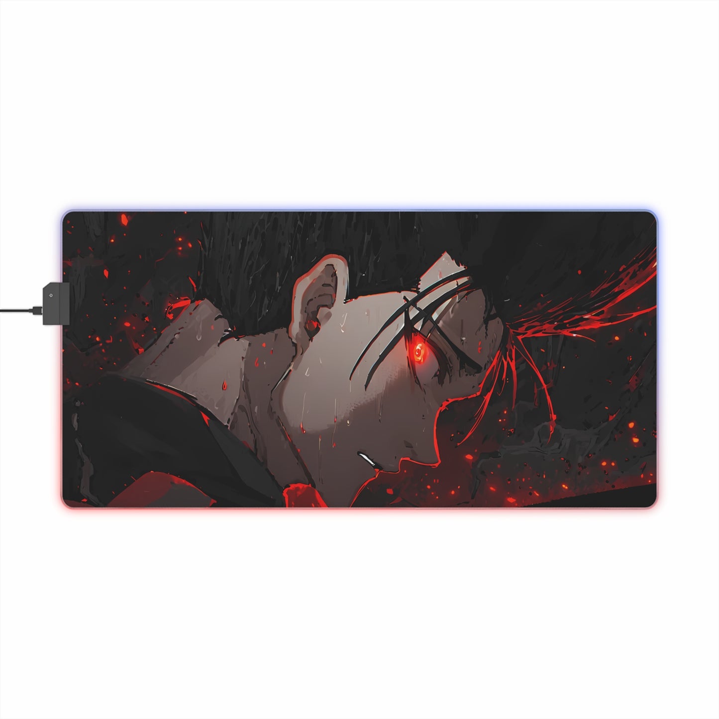 LED Gaming Mouse Pad - Blue Lock "King" Baro Shoei