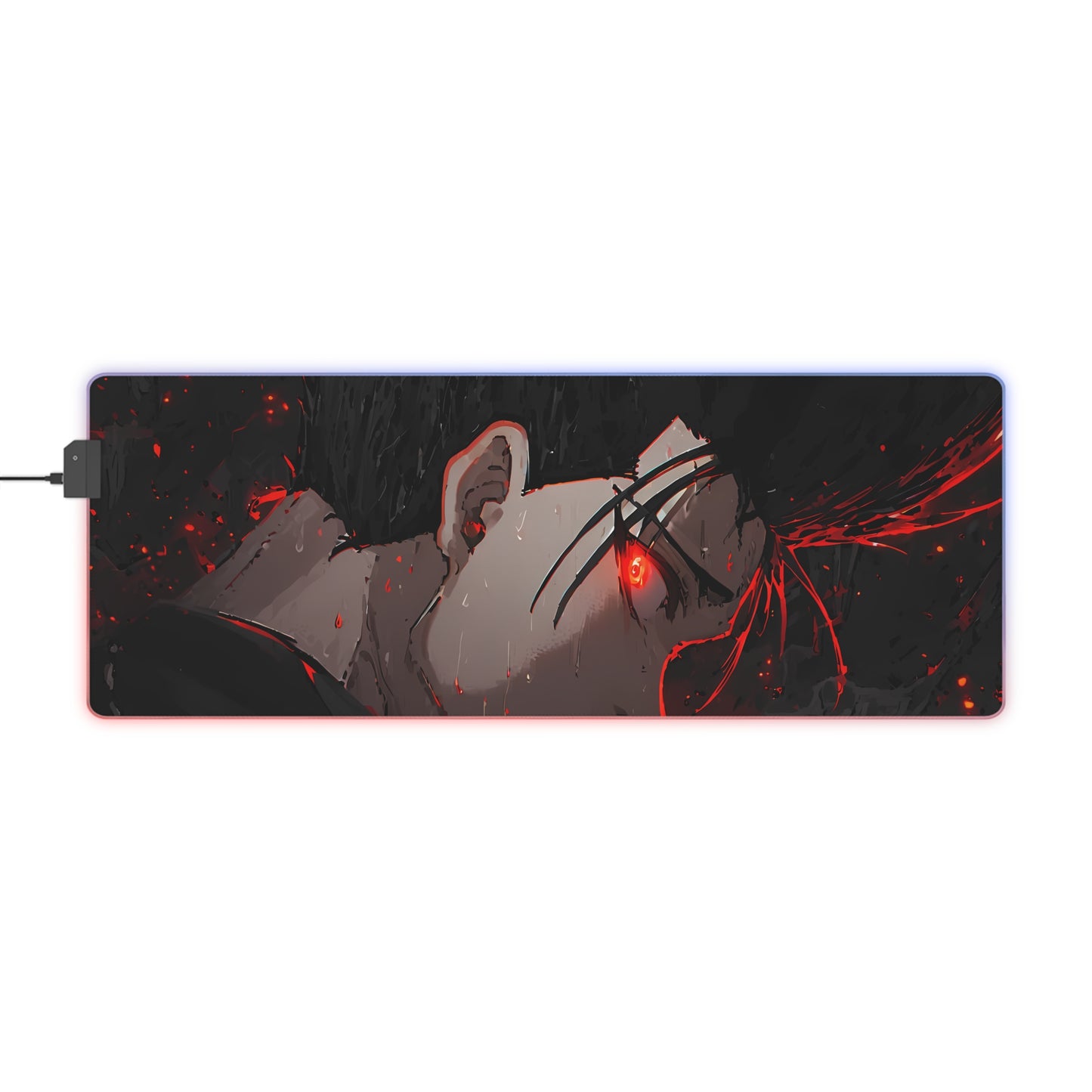 LED Gaming Mouse Pad - Blue Lock "King" Baro Shoei