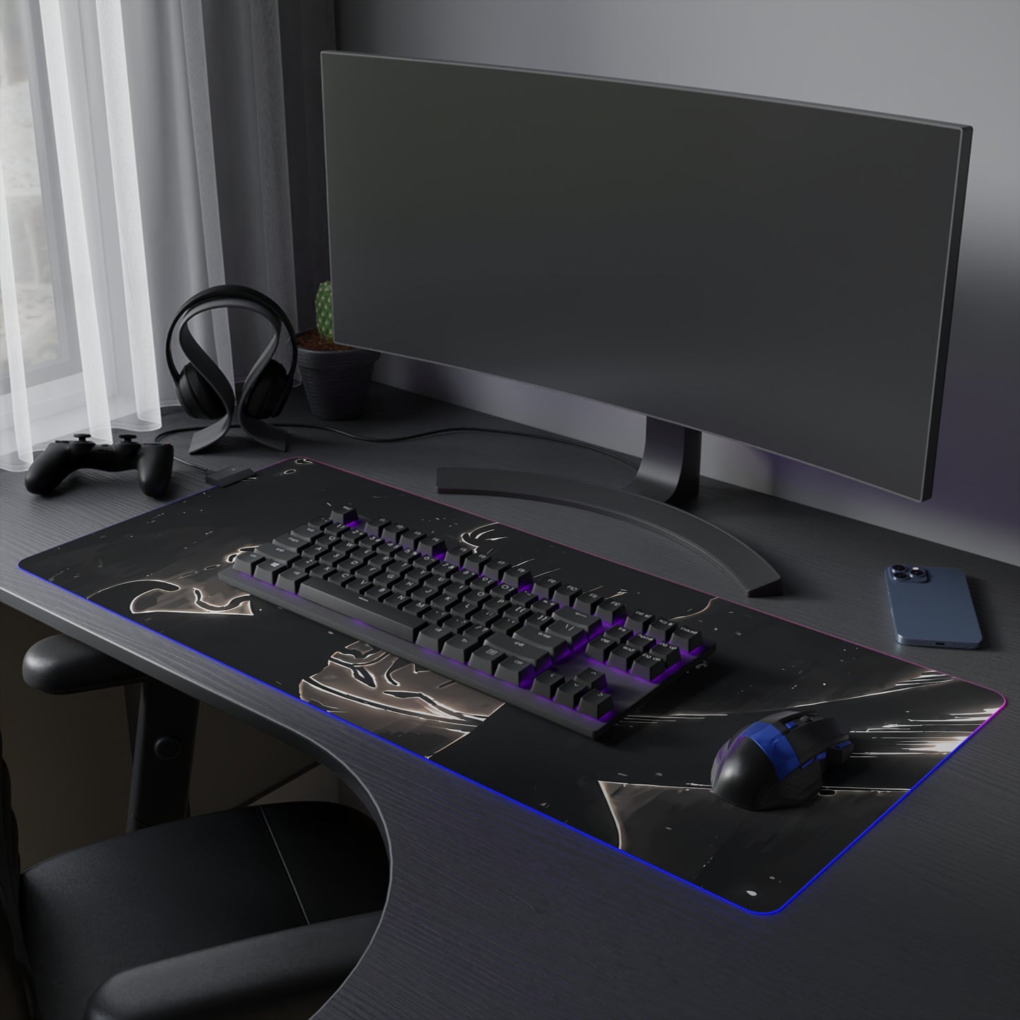Illuminated Gaming Mouse Pad - Solo Leveling Sung Jin Woo