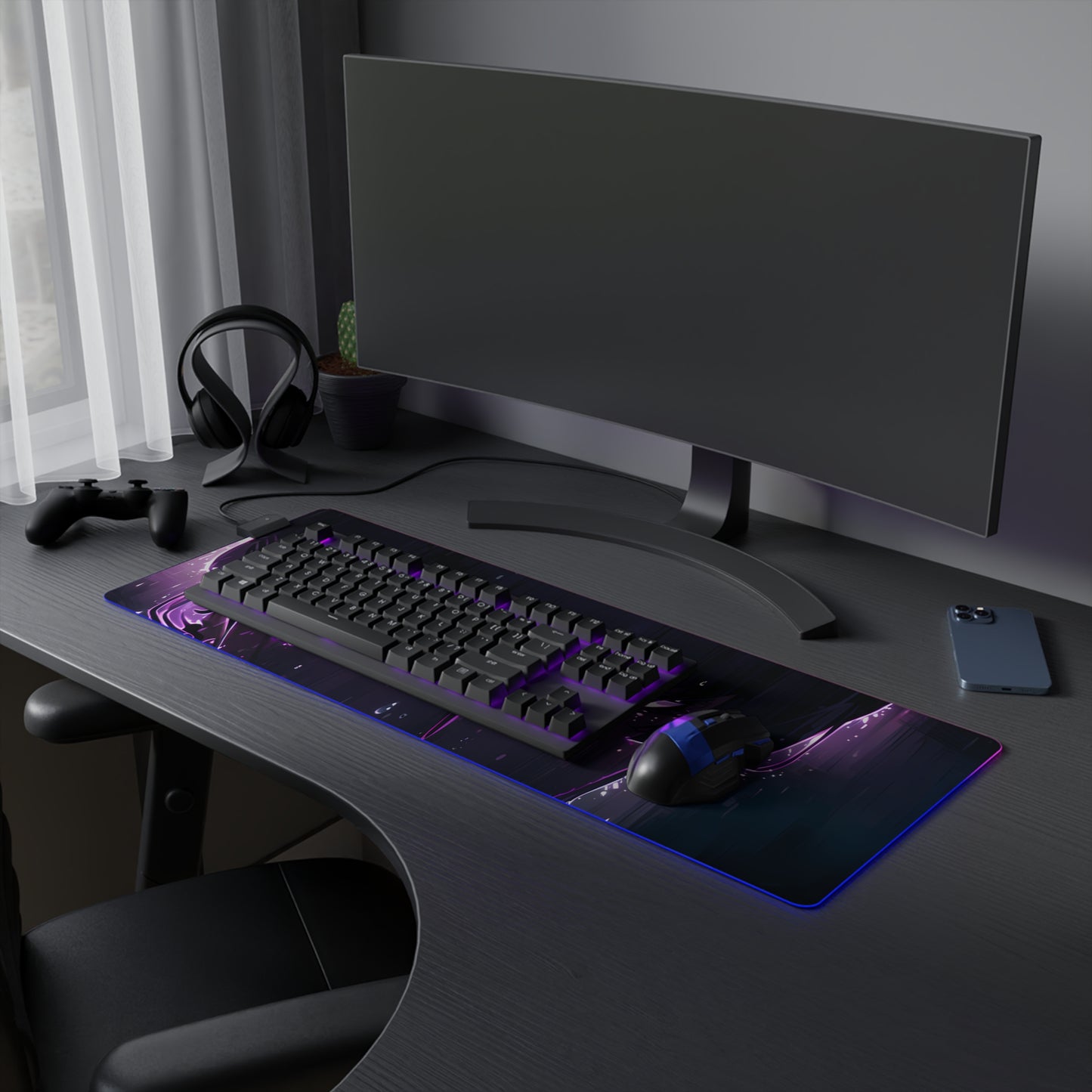 Illuminated LED Gaming Mouse Pad - Solo Leveling Sung Jin Woo