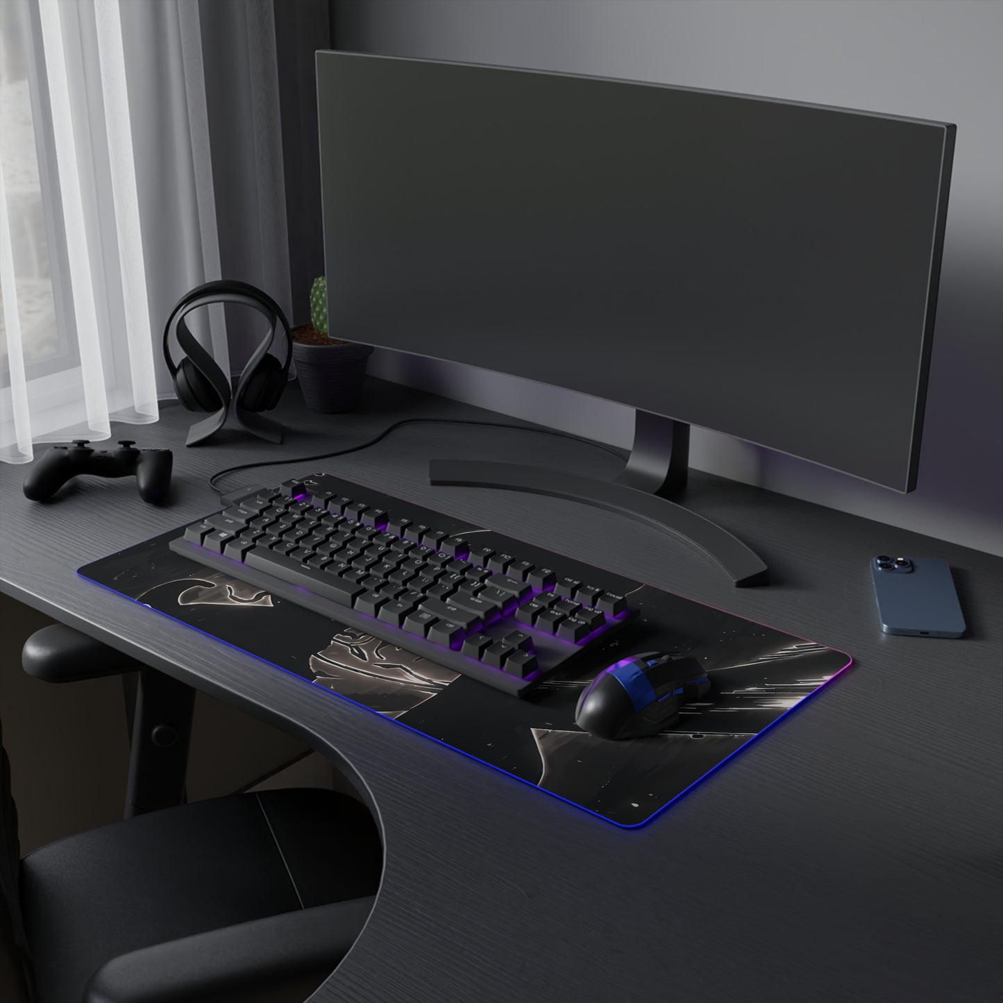 Illuminated Gaming Mouse Pad - Solo Leveling Sung Jin Woo