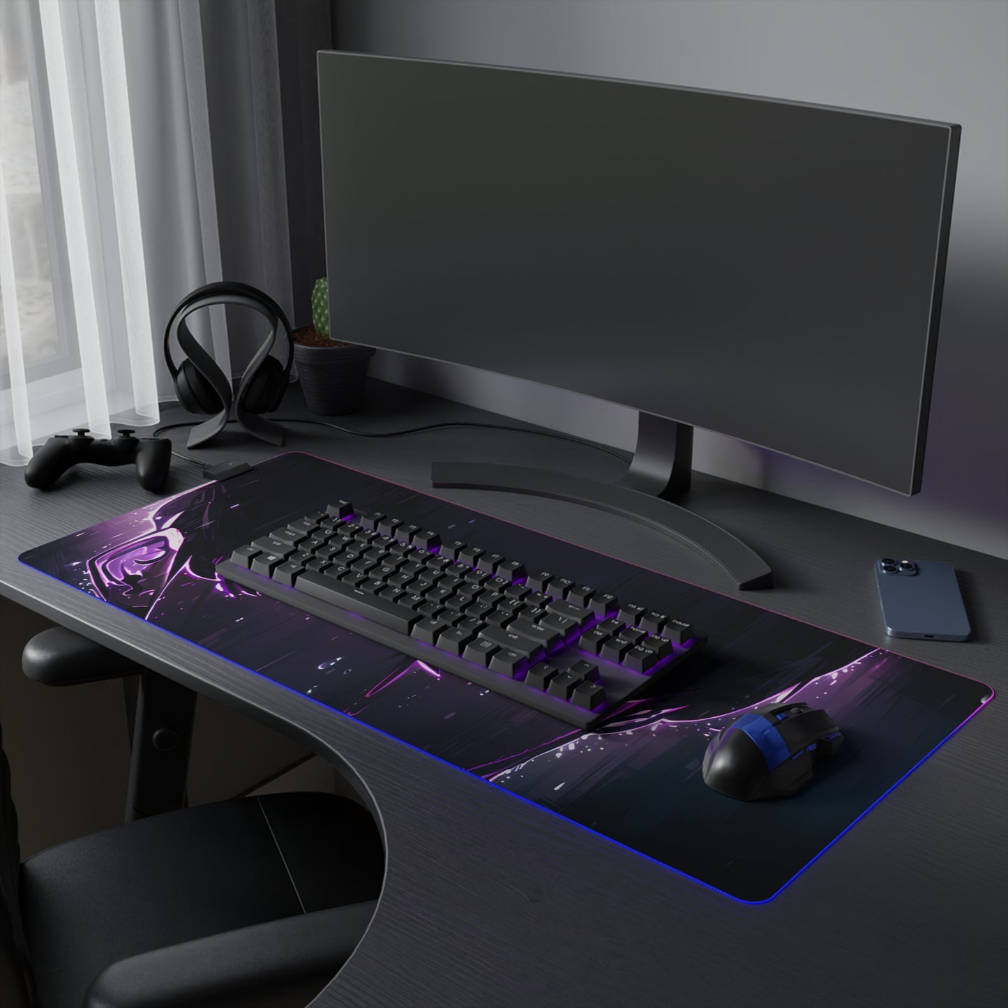 Illuminated LED Gaming Mouse Pad - Solo Leveling Sung Jin Woo
