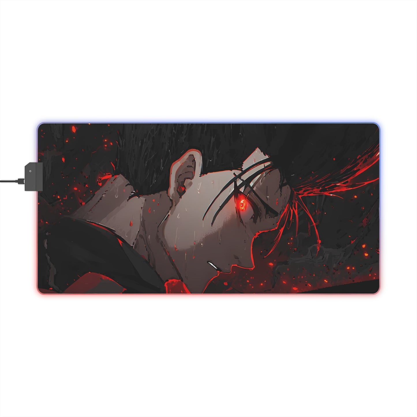 LED Gaming Mouse Pad - Blue Lock "King" Baro Shoei