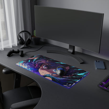 LED Gaming Mousepad - Anime Art Style