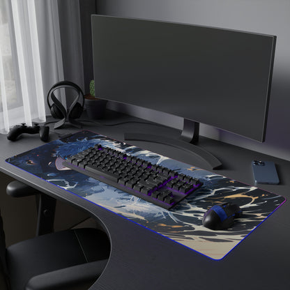 LED Gaming Mouse Pad - Blue Lock Nagi Seishiro