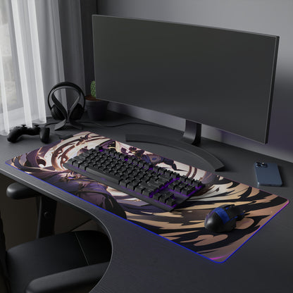 Illuminated Gaming Mouse Pad with Fantasy Design