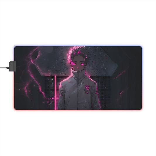 LED Gaming Mouse Pad - Blue Lock Itoshi Sae