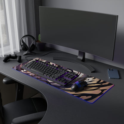 Illuminated Gaming Mouse Pad with Fantasy Design