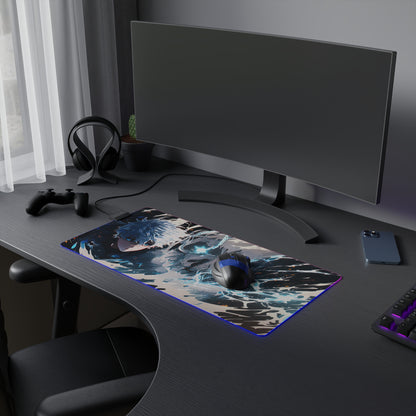 LED Gaming Mouse Pad - Blue Lock Nagi Seishiro