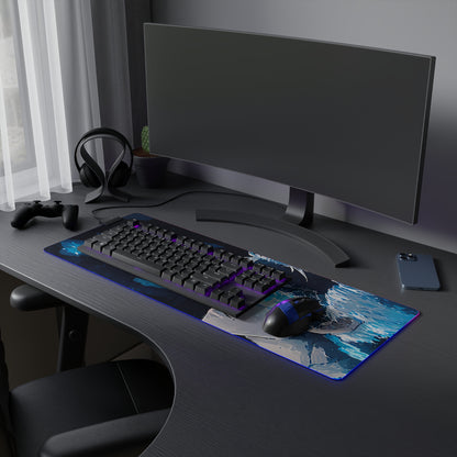 LED Gaming Mouse Pad - Blue Lock Isagi Yoichi