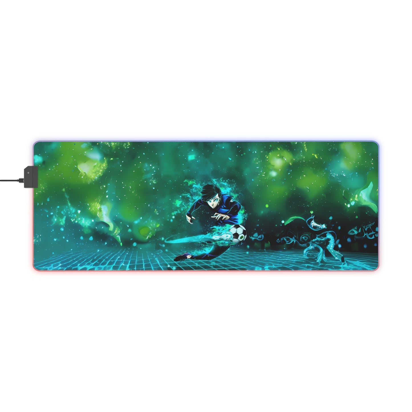 LED Gaming Mouse Pad - Blue Lock Itoshi Rin