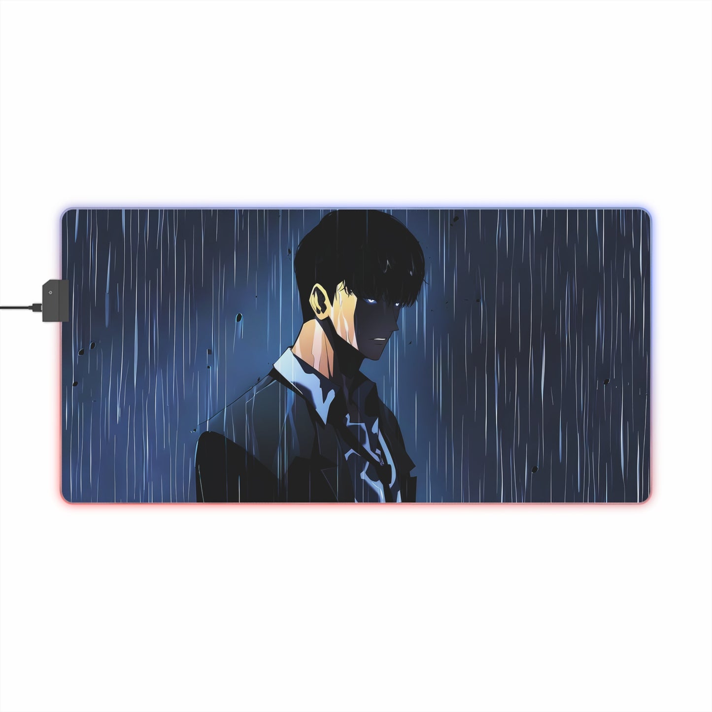 LED Gaming Mouse Pad - Solo Leveling Sung Jin Woo