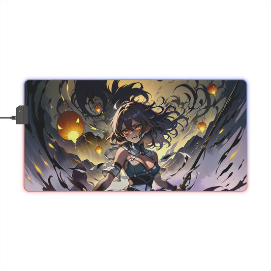 LED Gaming Mouse Pad - Halloween Theme