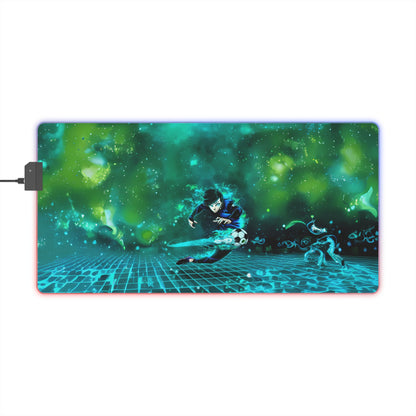 LED Gaming Mouse Pad - Blue Lock Itoshi Rin