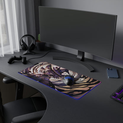 Illuminated Gaming Mouse Pad with Fantasy Design