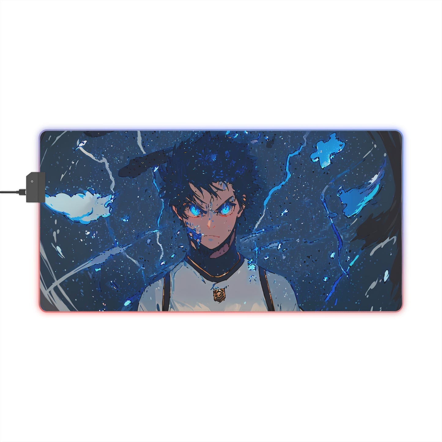 LED Gaming Mouse Pad - Blue Lock Isagi Yoichi