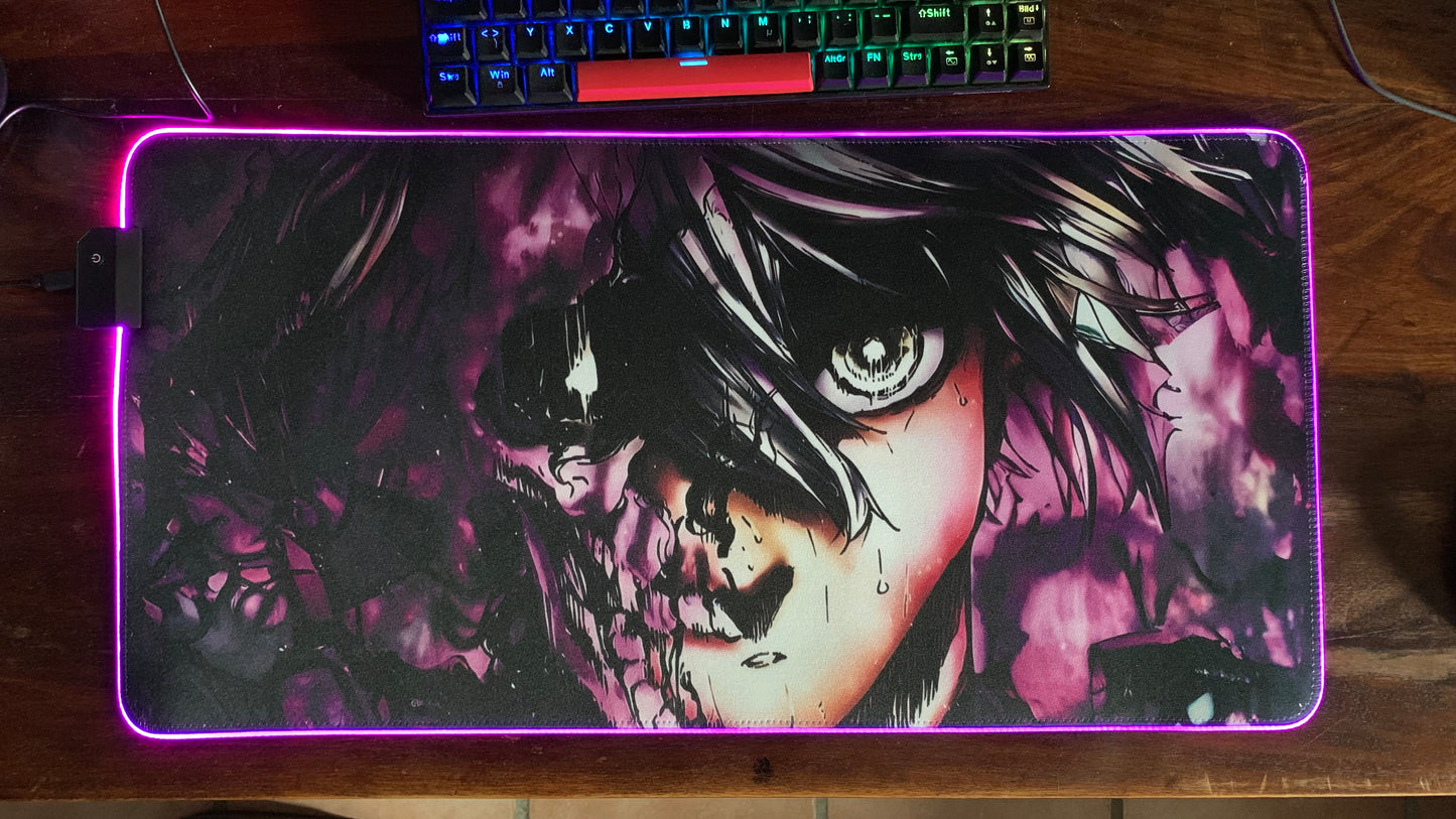 LED Gaming Mouse Pad - Blue Lock Nagi