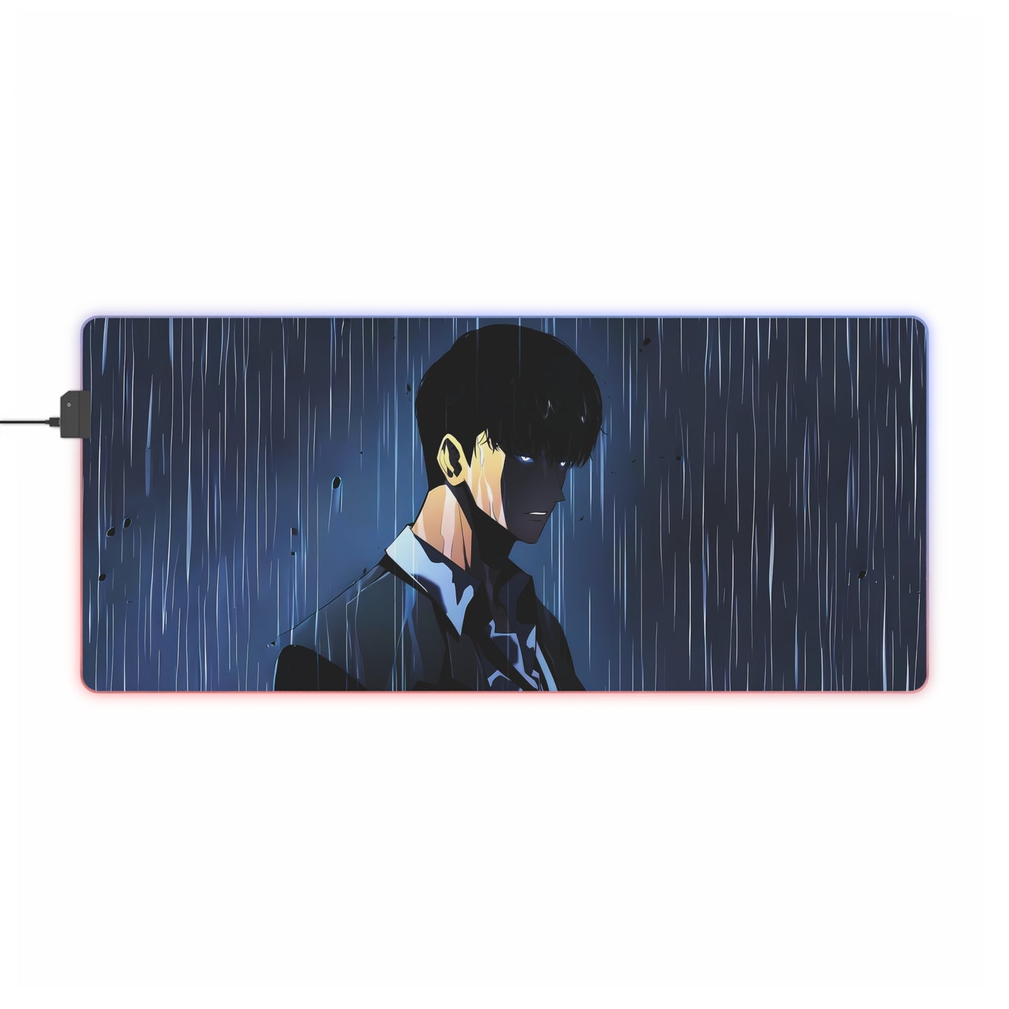 LED Gaming Mouse Pad - Solo Leveling Sung Jin Woo