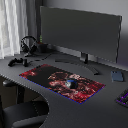 LED Gaming Mouse Pad - Blue Lock Itoshi Sae