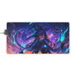 LED Gaming Mouse Pad with Mystic Witch Design - Perfect for Gamers & Anime Fans