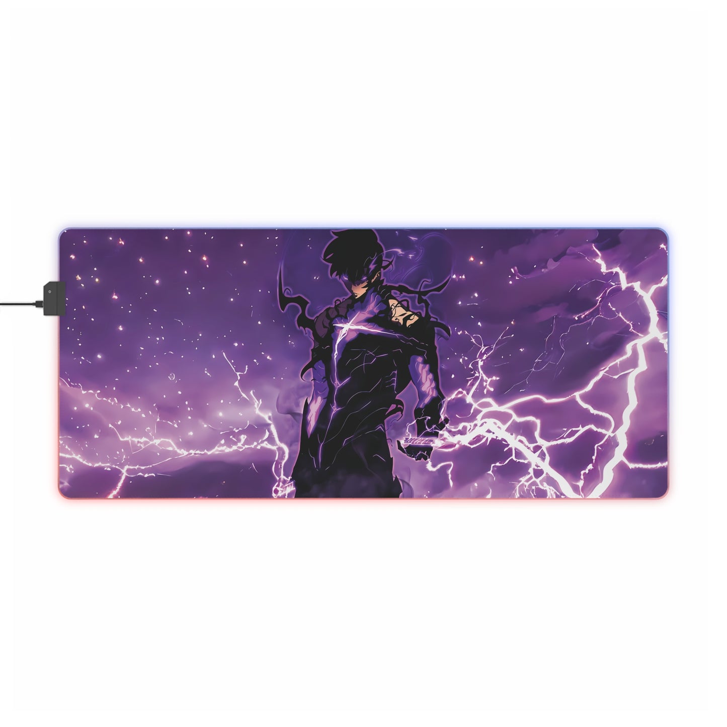 LED Gaming Mouse Pad - Solo Leveling Lightning