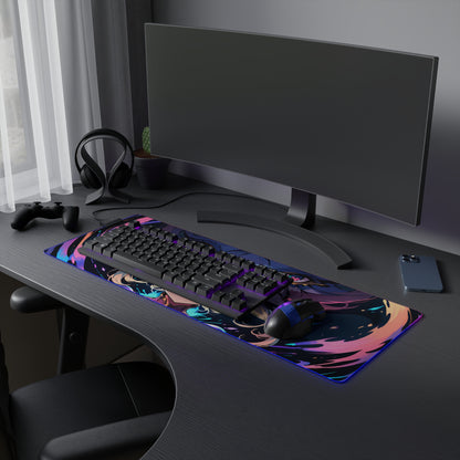 Illuminated Gaming Mouse Pad - Anime Design for Gamers