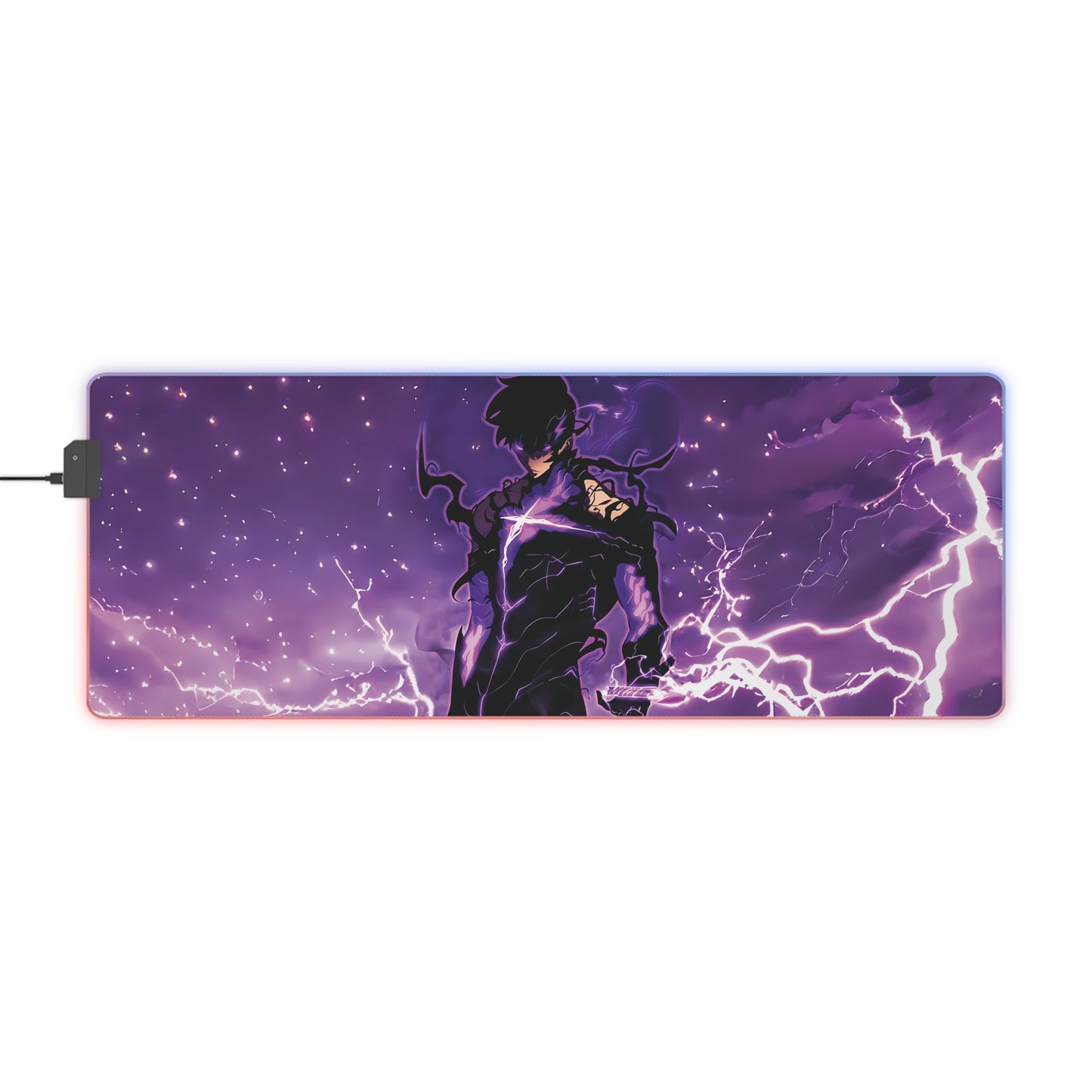 LED Gaming Mouse Pad - Solo Leveling Lightning