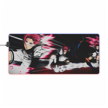 LED Gaming Mouse Pad - Blue Lock Itoshi Sae