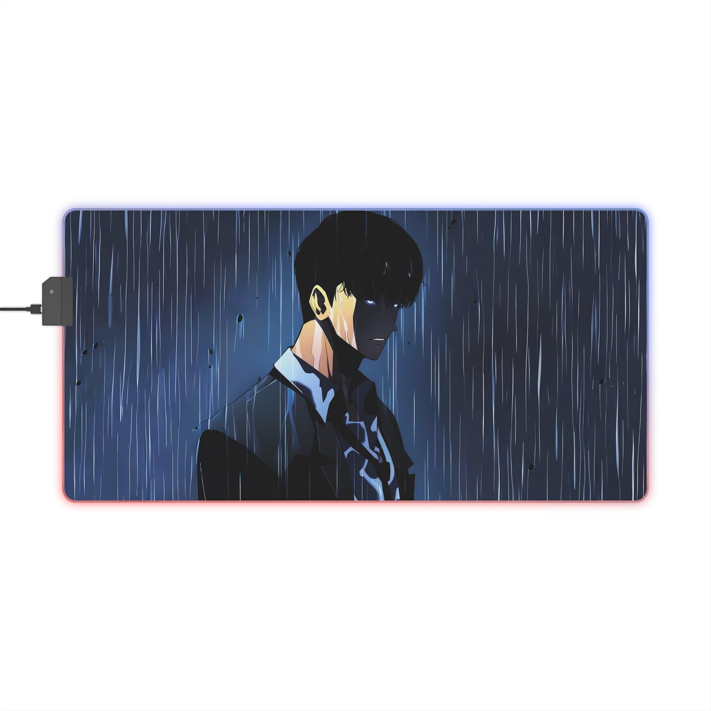 LED Gaming Mouse Pad - Solo Leveling Sung Jin Woo