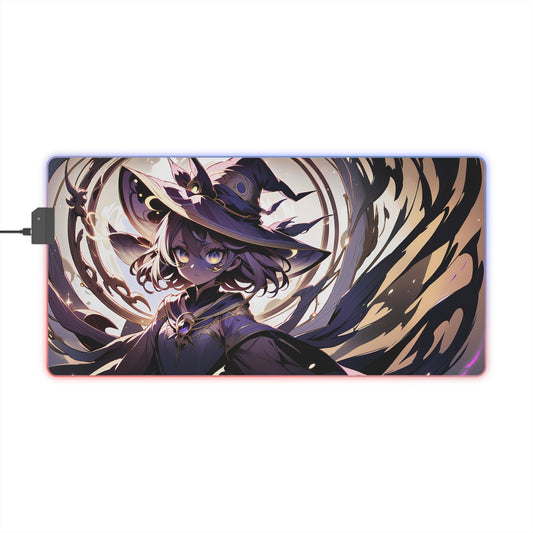 Illuminated Gaming Mouse Pad with Fantasy Design