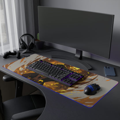 LED Gaming Mouse Pad - Blue Lock Bachira Meguru