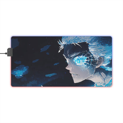 LED Gaming Mouse Pad - Blue Lock Isagi Yoichi