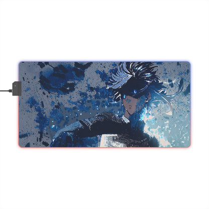 LED Gaming Mouse Pad - Blue Lock Michael Kaiser