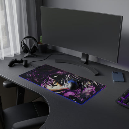 LED Gaming Mouse Pad - Blue Lock Nagi